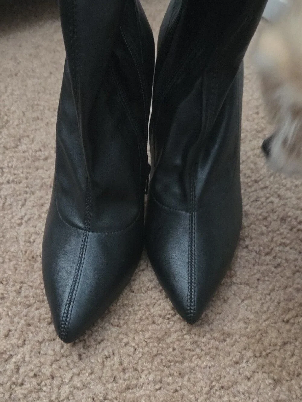 Black Over-the-Knee Stiletto Boots